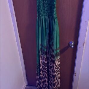 Leopard print maxi